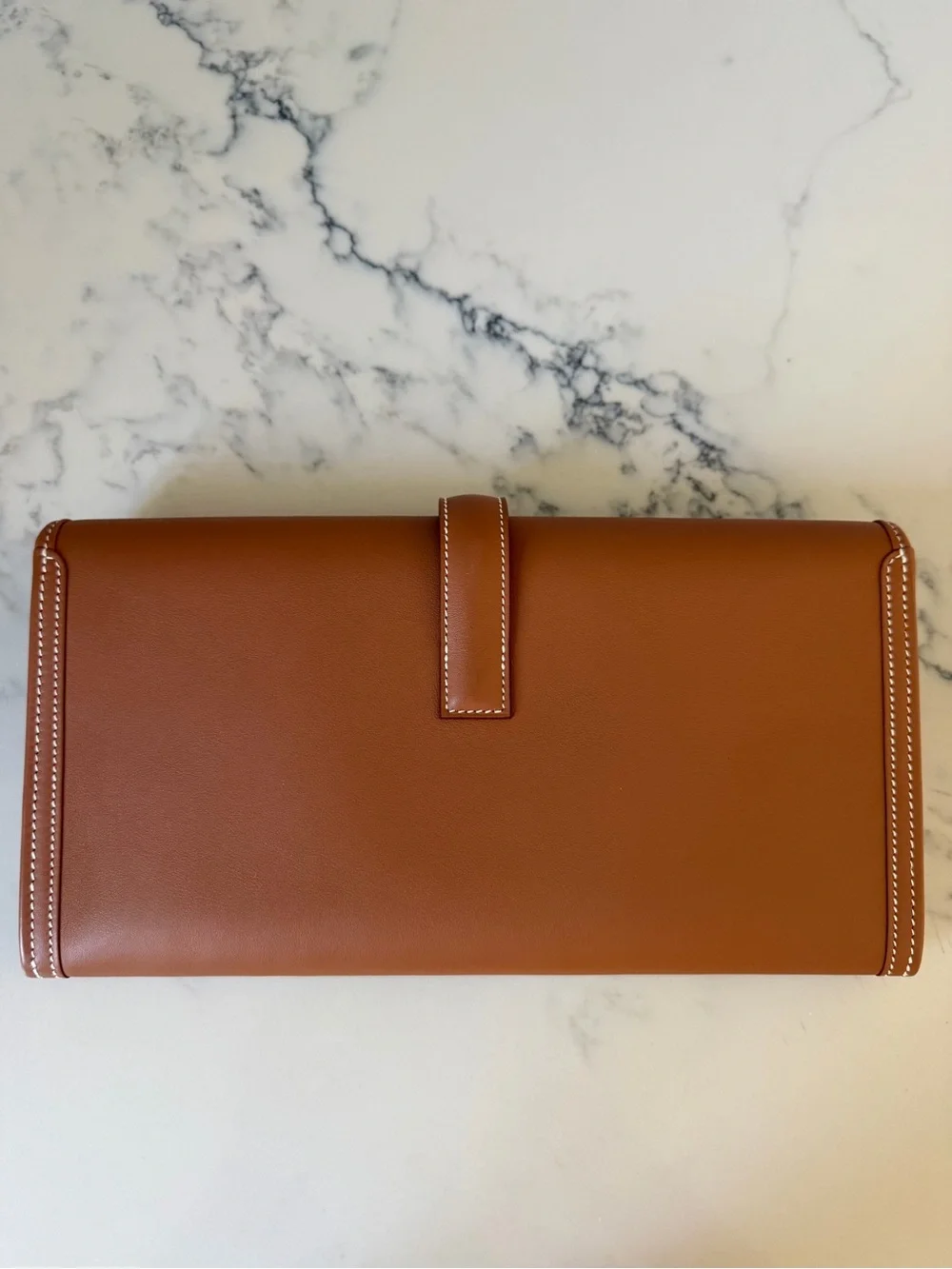 Hermes Brown Constance Long Wallet Clutch